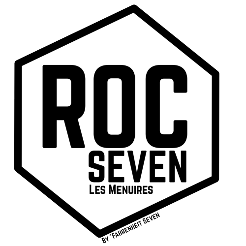 logo ROC SEVEN Menuires black fondblanc